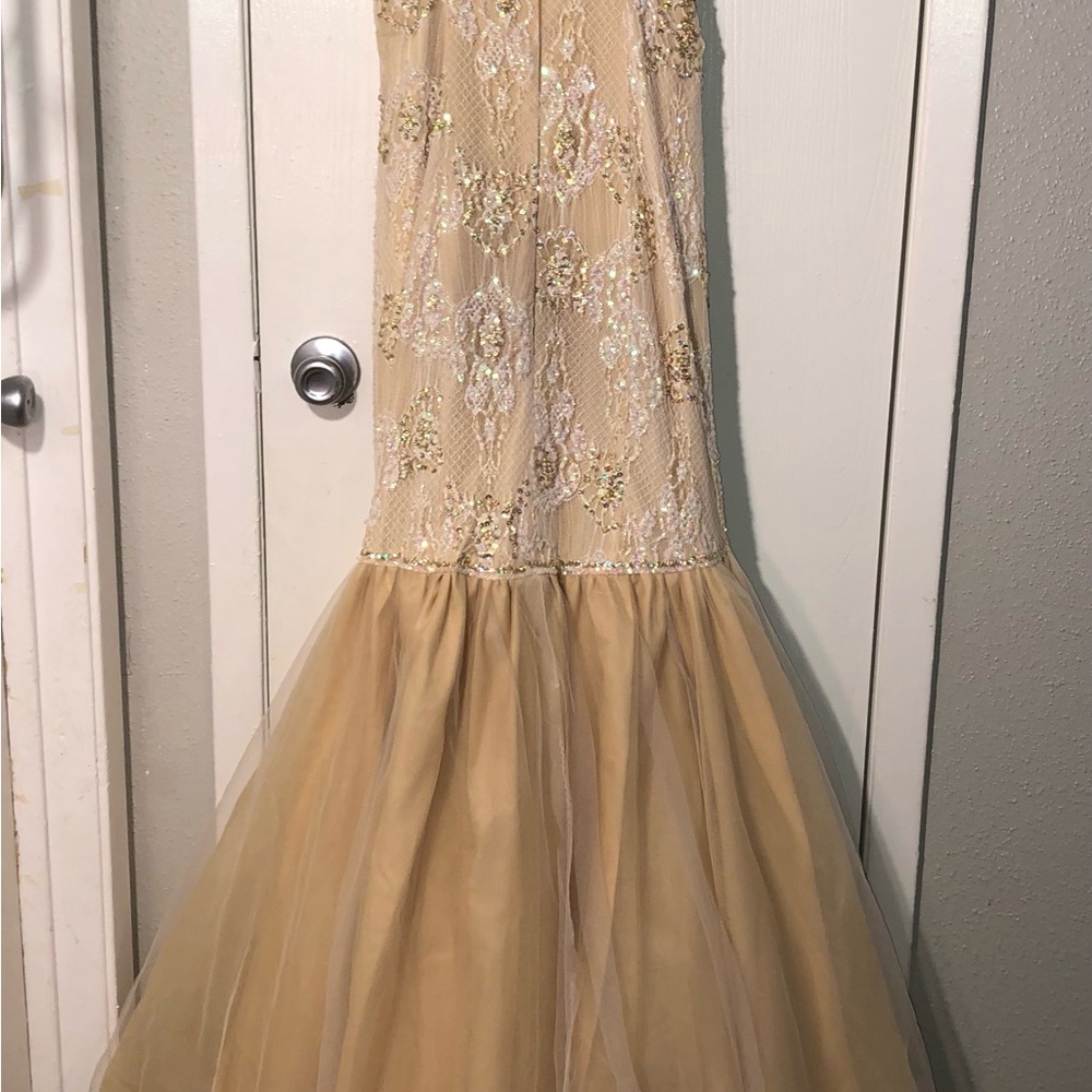 NOX NARIANNA MERMAID STAPLESS GOLD BEAUTIFUL CRAFTED SIZE SMALL 55” L W.16” $ 60 - Picture 2 of 12